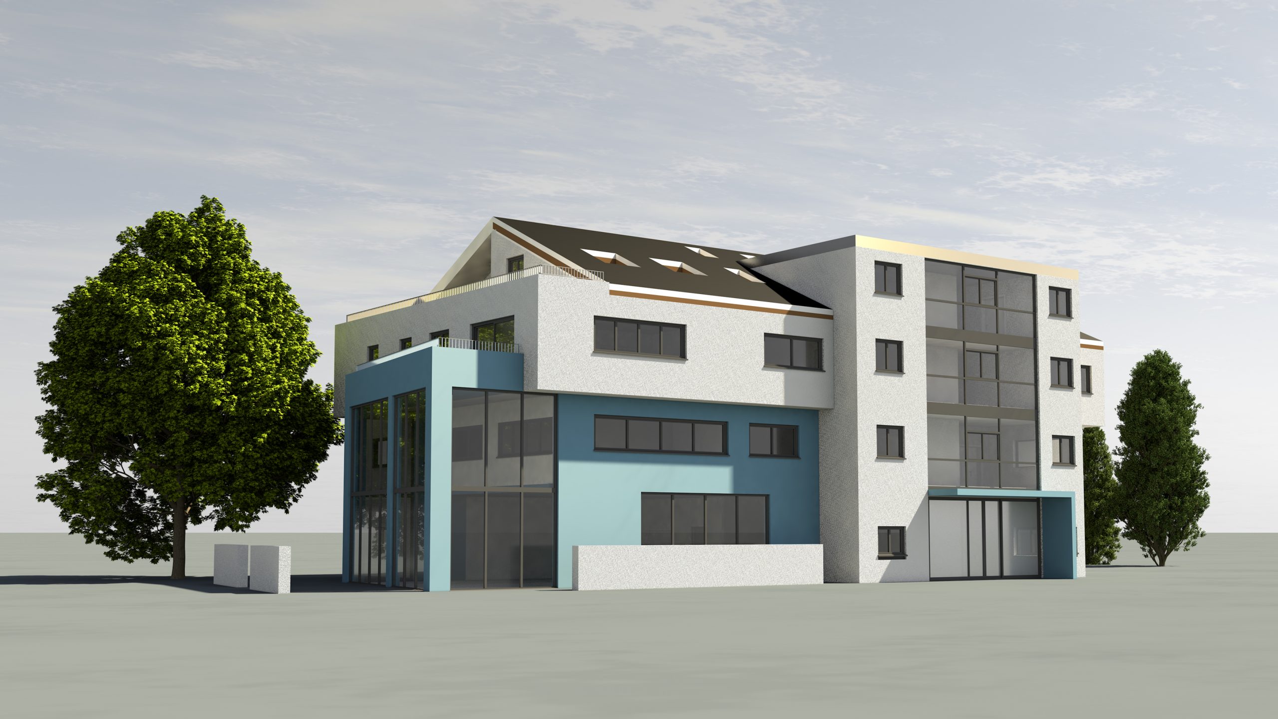 geplantes Hospiz- und Palliativzentrum von vorne